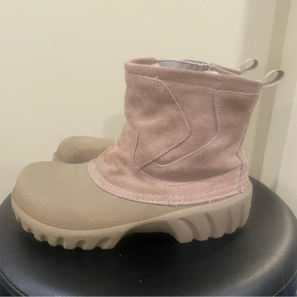Crocs Ambler Outdoor Suede Rubber Boots - Men\'s Size 8 - Khaki, Faux Fur Lining Crocs Winter Boots for Men | Mercari main image 3